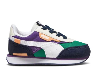 Puma Babies'   Future Rider Play On Toddler 'archive Green Purple Pop' In Multi