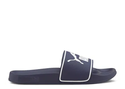 Puma Leadcat 2.0 Slide 'peacoat White' In Blue