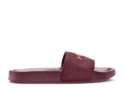 Puma Leadcat Suede Slide 'vineyard Wine' In Purple