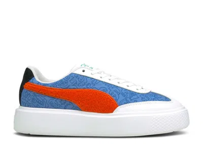 Puma Mr. Doodle X Wmns Oslo Maja 'ultramarine American Beauty' In Blue