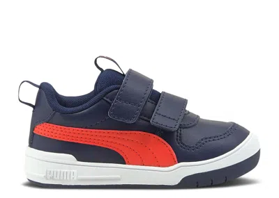 Puma Babies'   Multiflex Sl V Toddler 'peacoat Grenadine' In Blue
