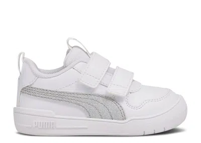 Puma Babies'   Multiflex Toddler 'glitz Formstrip - White Silver'