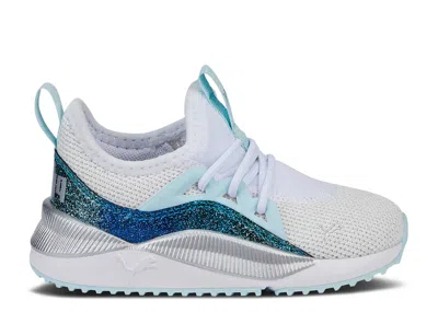 Puma Babies'   Pacer Future Allure Infant 'night Out - White Light Aqua'
