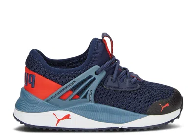 Puma Babies'   Pacer Future Infant 'peacoat Burnt Red' In Blue
