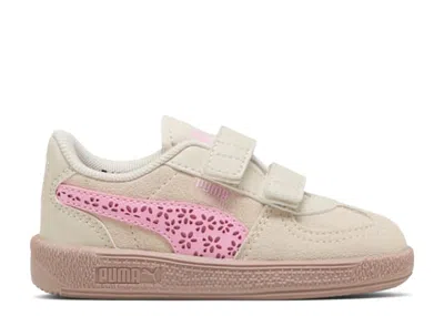 Puma Babies'   Palermo Eternal Bloom Td 'alpine Snow Pink Shimmer' In White