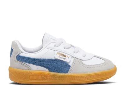 Puma Babies'   Palermo Leather Toddler 'white Blue Horizon Gum'