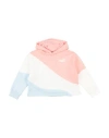 Puma Power Cat Hoodie Fl G Toddler Girl Sweatshirt Salmon Pink Size 6 Cotton, Polyester, Elasta In Pink
