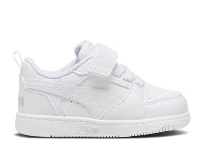Puma Babies'   Rebound V6 Low Toddler 'white Cool Light Grey'