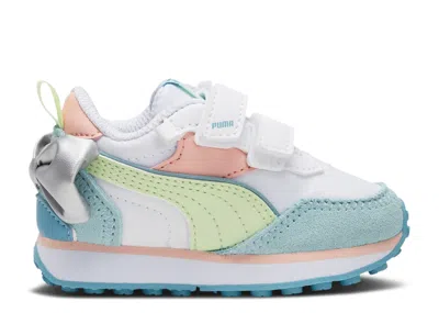Puma Babies'   Rider Fv Bow Infant 'light Aqua Pistachio' In Green