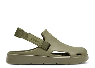 Puma Shibui Mule 'olive' In Green