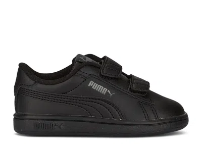 Puma Babies'   Smash 3.0 Leather Velcro Toddler 'black Shadow Grey'