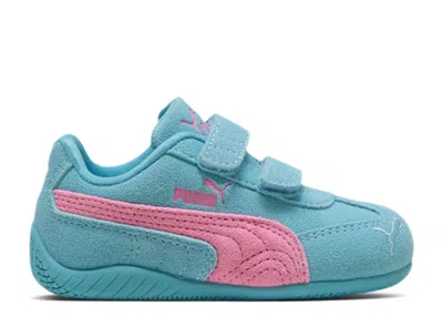 Puma Babies'   Speedcat Og Toddler 'aqua/posie Pink' In Blue