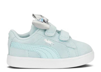 Puma Babies'   Suede Classic 5 Infant 'light Flex Bow' In Blue