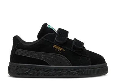Puma Babies'   Suede Classic Velcro Toddler 'triple Black'