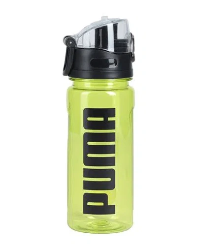 Puma Tr Bottle Sportstyle Sports Accessory Yellow Size - Plastic In Green