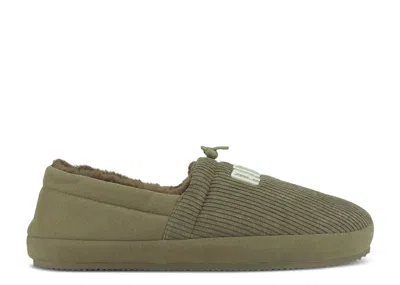 Puma Tuff Mocc Corduroy Slipper 'dark Green Spring Moss'