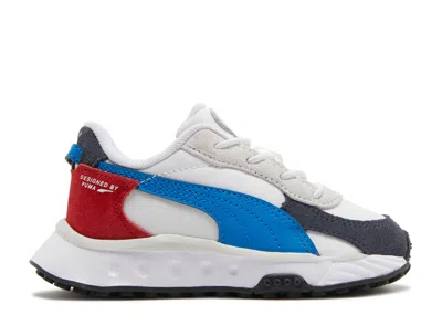 Puma Babies'   Wild Rider Infant 'rollin - Ebony White'