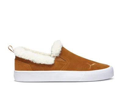 Puma Wmns Bari Comfort Slip-on 'sherpa - Desert Tan' In Pattern