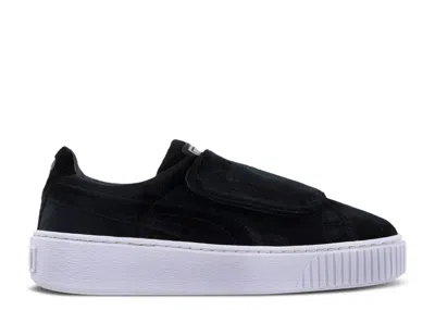 Puma Wmns Basket Platform Strap 'velvet Rope - Black'