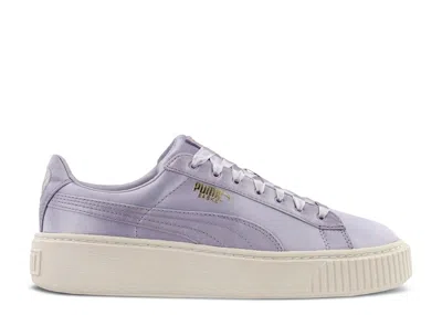 Puma Wmns Basket Platform 'thistle' In Purple