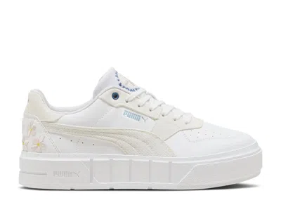 Puma Wmns Cali Court 'embroidery - Vapor Grey' In White
