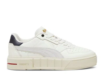 Puma Wmns Cali Court Jeux Sets 'marshmallow Navy' In White