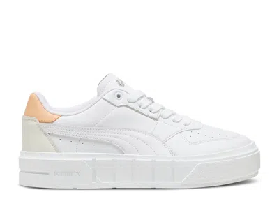 Puma Wmns Cali Court Leather 'white Peach Fizz'