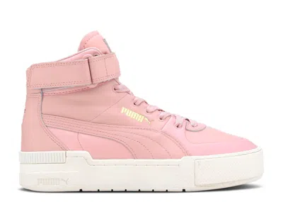 Puma Wmns Cali Sport Warm Up High 'peachskin' In Pink