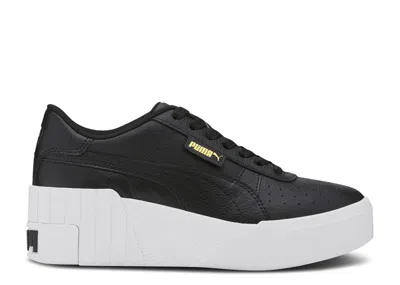 Puma Wmns Cali Wedge 'black White'