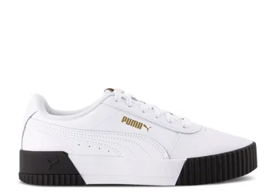 Puma Wmns Carina Leather 'white Black'