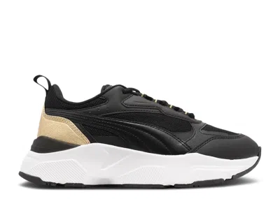 Puma Wmns Cassia 'distressed - Black Team Gold'
