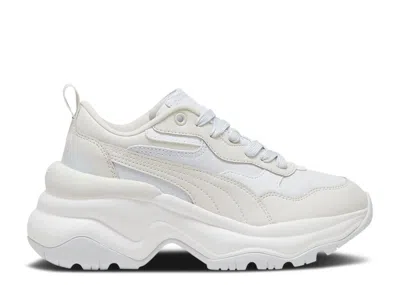 Puma Wmns Cilia Wedge 'silver Mist Feather Grey' In White