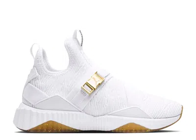 Puma Wmns Defy Varsity Mid 'white Metallic Gold'