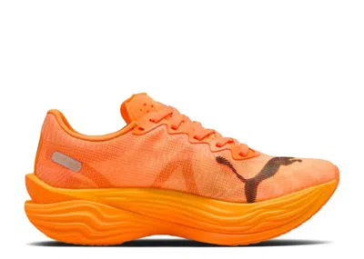 Puma Wmns Deviate Nitro Elite 3 'heat Fire Black' In Orange