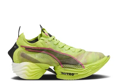 Puma Wmns Fast-r Nitro Elite 2 'lime Pow Poison Pink' In Green