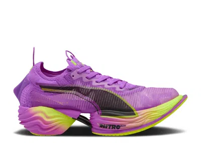Puma Wmns Fast-r Nitro Elite 2 'pure Magenta Yellow Alert' In Purple