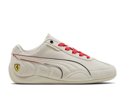 Puma Wmns Ferrari Scuderia X Speedcat 'vapor Gray Rosso Corsa' In White