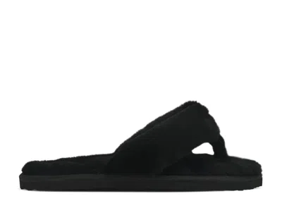 Puma Wmns Fluff Flip Slide 'black Team Gold'
