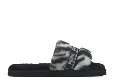 Puma Wmns Fluff Slide 'wild - Black'