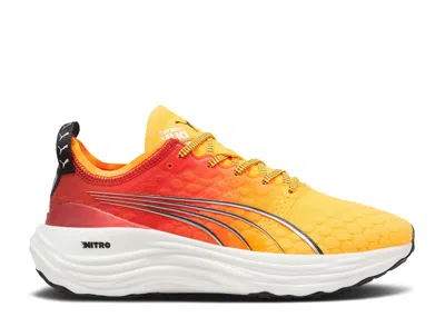 Puma Wmns Foreverrun Nitro 'fade Pack - Sun Stream' In Orange