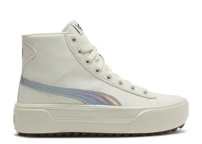 Puma Wmns Kaia Mid 'fur Iridescent' In White