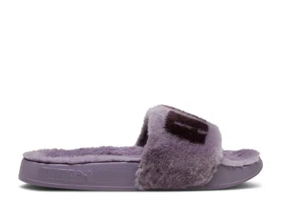 Puma Wmns Leadcat 2.0 Fuzz Slide 'pale Plum' In Multi