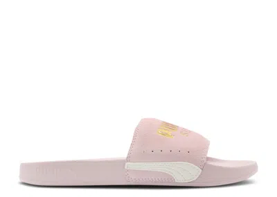 Puma Wmns Leadcat Ftr Suede Slide 'classic Pink Gold'