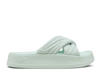 Puma Wmns Leadcat Platform Sandal 'peaceful Blue' In Green