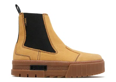 Puma Wmns Mayze Chelsea Boot 'taffy' In Brown