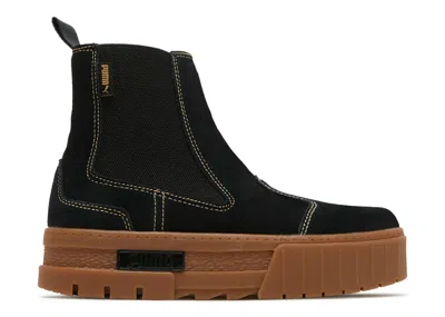 Puma Wmns Mayze Chelsea Suede 'black Gum'