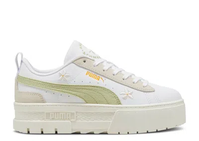 Puma Wmns Mayze 'floral Embroidery - White Pistachio Green'