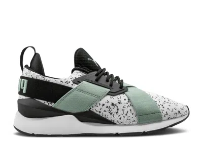 Puma Wmns Muse Solstice 'white Aquifer Black'