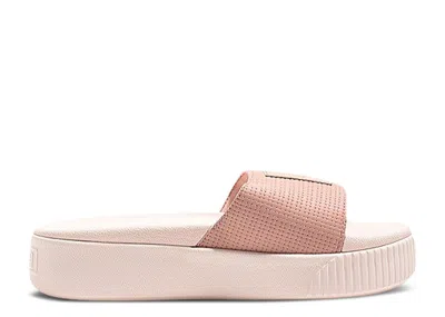 Puma Wmns Platform Slide Ep 'peach Beige' In Pink