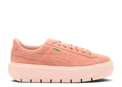 Puma Wmns Platform Trace 'peach Beige Pearl' In Pink